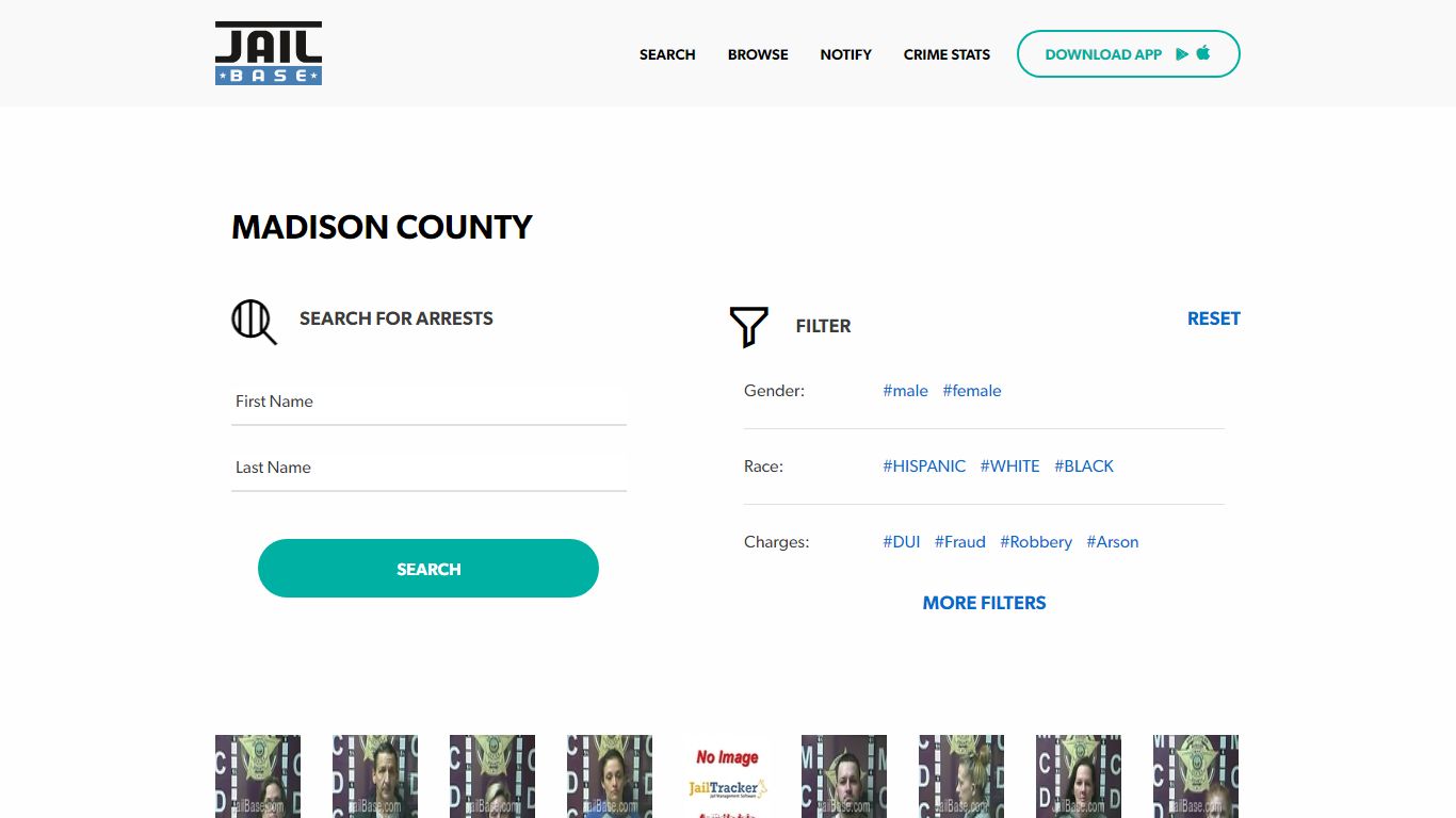 Madison County Jail Inmate Search and Mugshots | JailBase